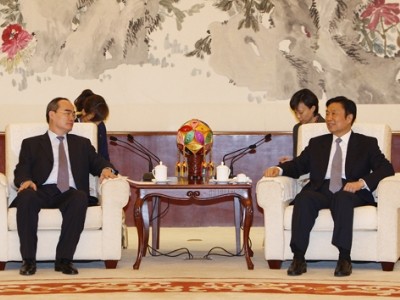 2è Gala de la jeunesse: entrevue entre Nguyen Thien Nhan et le vice-président chinois - ảnh 1